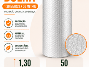 Plastico Bolha 1.30cm x 50m