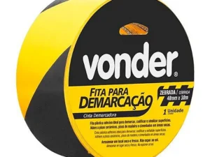 Fita adesiva zebrada Vonder 50mm x 15m