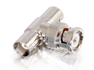 Conector BNC T (macho)