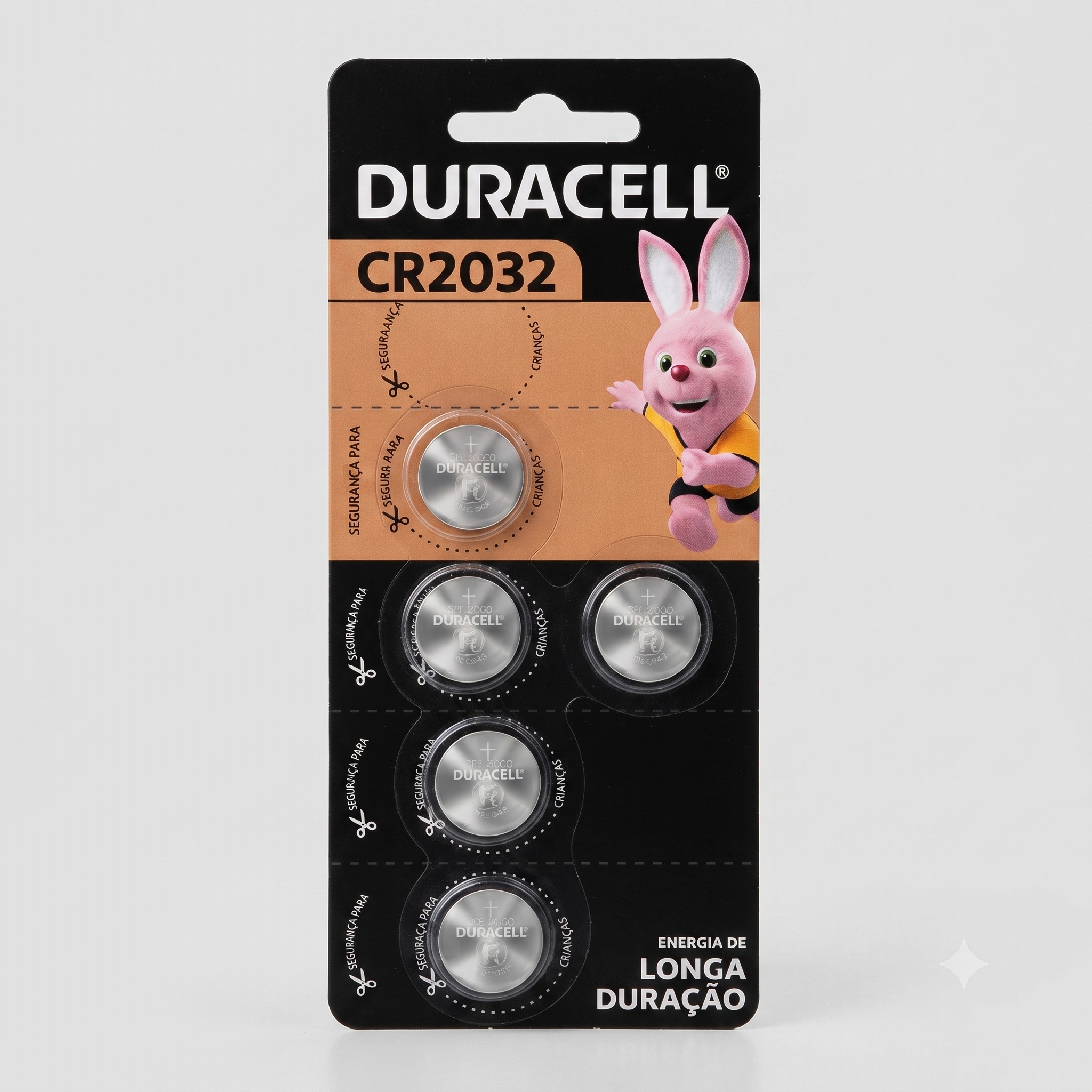 Bateria CR2032 Duracell - 5 unid.