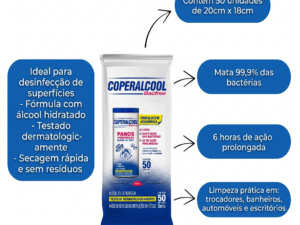 Lenço Umedecido Álcool 70º