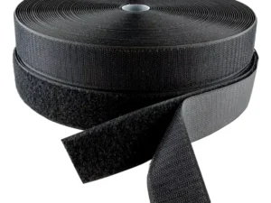 Velcro Preto Adesivo 1"