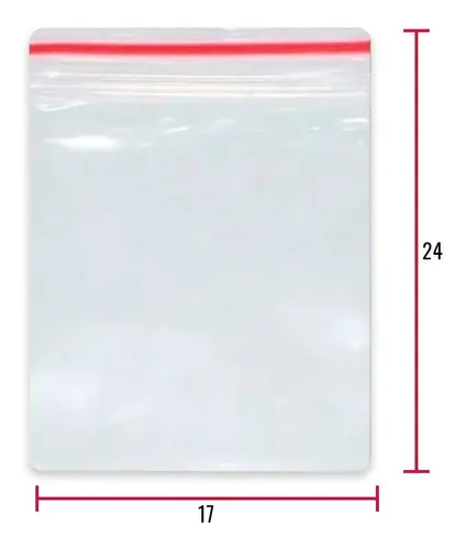Zip lock pequeno 17 x 24