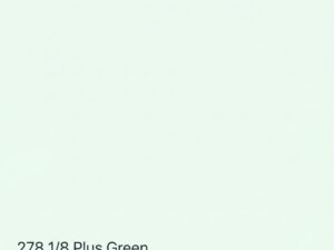 Filtro de Gelatina 278 1/8 Plus Green