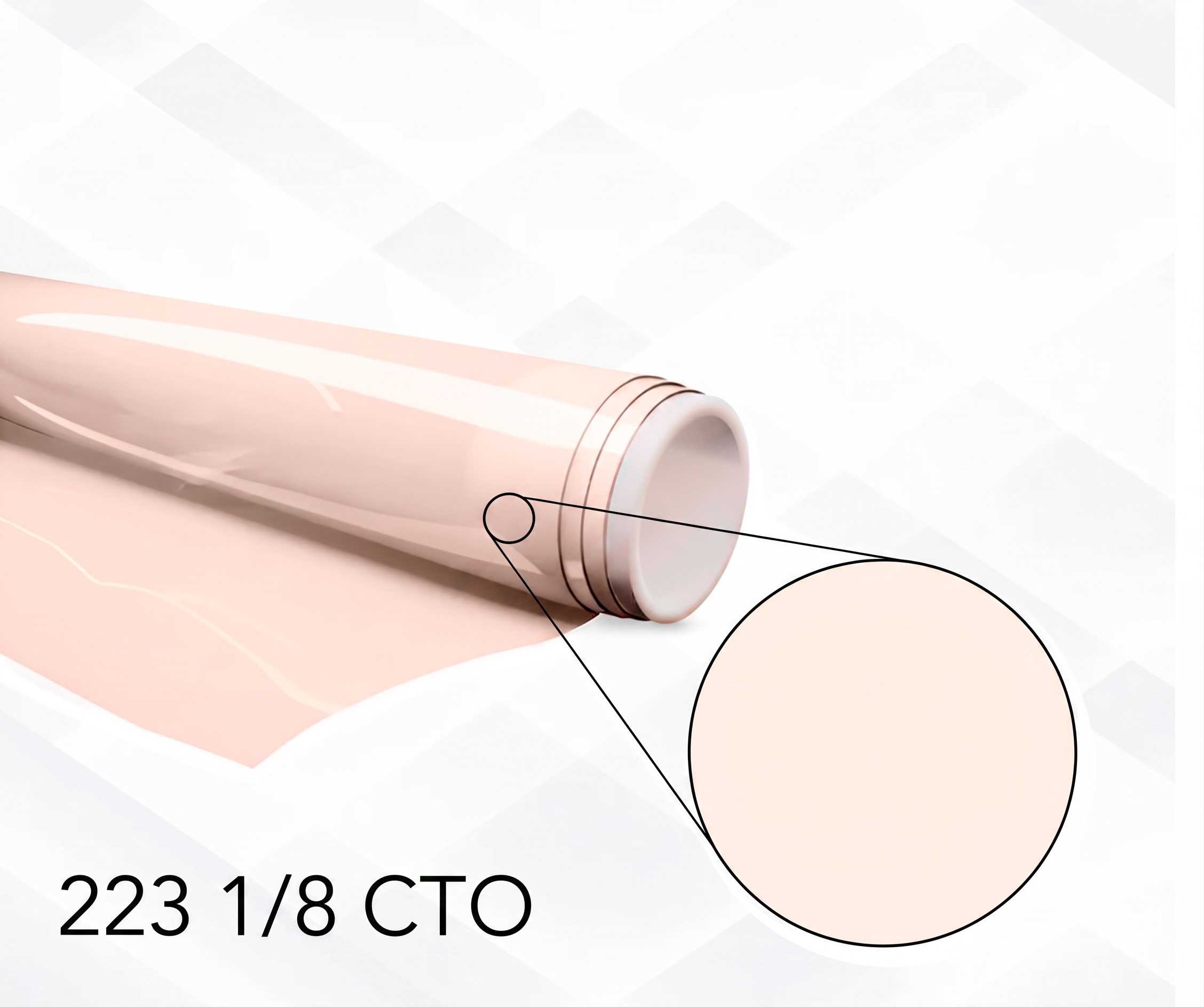 Filtro de Gelatina 223 1/8 CTO